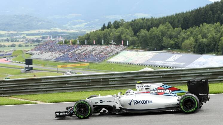 FORMULA 1 - GP of Austria 2016 SPIELBERG,AUSTRIA,01.JUL.16 - MOTORSPORTS, FORMULA 1 - Grand Prix of Austria, Red Bull Ring, free practice. Image shows Valtteri Bottas (FIN Williams). GEPAxpictures xMaticxKlansek
