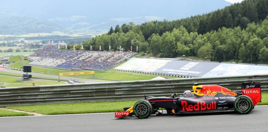 FORMULA 1 - GP of Austria 2016 SPIELBERG,AUSTRIA,01.JUL.16 - MOTORSPORTS, FORMULA 1 - Grand Prix of Austria, Red Bull Ring, free practice. Image shows Max Verstappen (NED Red Bull). GEPAxpictures xMaticxKlansek
