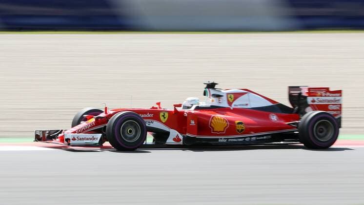 FORMULA 1 - GP of Austria 2016 SPIELBERG,AUSTRIA,01.JUL.16 - MOTORSPORTS, FORMULA 1 - Grand Prix of Austria, Red Bull Ring, free practice. Image shows Sebastian Vettel (GER Ferrari). GEPAxpictures xMaticxKlansek
