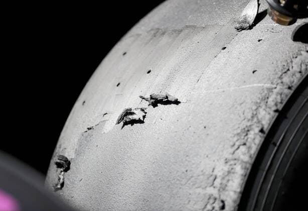 FORMULA 1 - GP of Austria 2016 SPIELBERG,AUSTRIA,01.JUL.16 - MOTORSPORTS, FORMULA 1 - Grand Prix of Austria, Red Bull Ring, free practice. Image shows a feature with a tyre. GEPAxpictures xHansxOberlaender