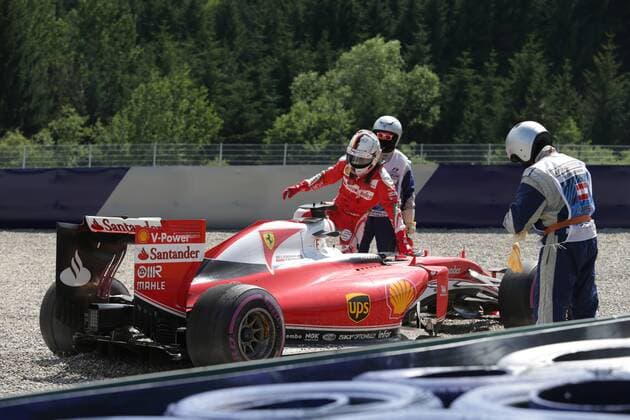 Bilder des Tages - SPORT Austrian Grand Prix, Red Bull Ring 30 June - 3 July 2016 01.07.2016 Free Practice 2, Sebastian Vettel (GER) Scuderia Ferrari SF16-H 