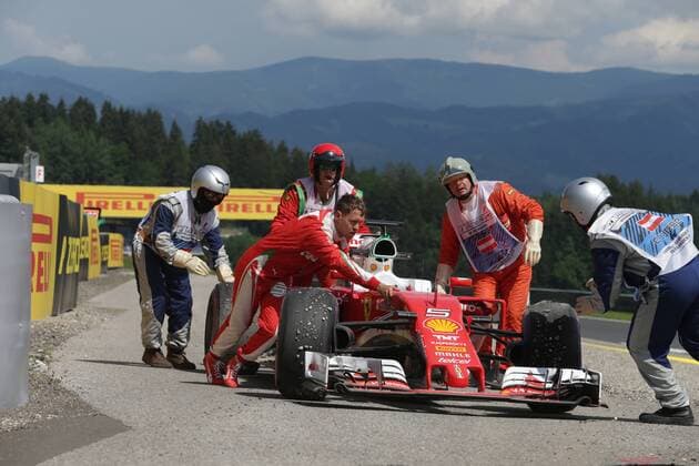 Austrian Grand Prix, Red Bull Ring 30 June - 3 July 2016 01.07.2016 Free Practice 2, Sebastian Vettel (GER) Scuderia Ferrari SF16-H 