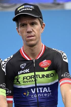 Danish Chris Anker Sorensen of Fortuneo-Vital Concept pictured during a team presentation ahead of the start of the 103rd edition of the Tour de France cycling race, Thursday 30 June 2016 in Sainte-Mere-Eglise, France. This year s Tour de France takes place from July 2nd to July 24rth. YORICKxJANSENS  x04882969x