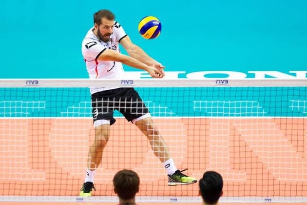 Annahme reception Thilo Spaeth-Westerholdt (3 Deutschland Germany); FIVB Volleyball World League Group 3 Finals, fraport Arena, Frankfurt (Main) Germany, 20160701: Semifinal Germany vs Chinese Taipei (Deutschland gegen Taiwan) Frankfurt (Main) Copyright: Wuechner Eibner-Pressefoto EP_NWR