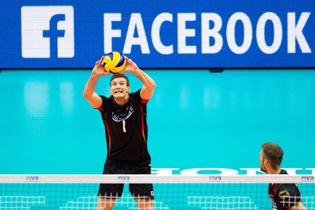 Annahme reception Christian Fromm (1 Deutschland Germany); FIVB Volleyball World League Group 3 Finals, fraport Arena, Frankfurt (Main) Germany, 20160701: Semifinal Germany vs Chinese Taipei (Deutschland gegen Taiwan) Frankfurt (Main) Copyright: Wuechner Eibner-Pressefoto EP_NWR