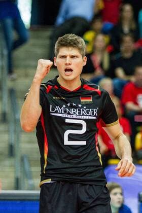 Freude Jubel joy Ruben Schott (2 Deutschland Germany); FIVB Volleyball World League Group 3 Finals, fraport Arena, Frankfurt (Main) Germany, 20160701: Semifinal Germany vs Chinese Taipei (Deutschland gegen Taiwan) Frankfurt (Main) Copyright: Wuechner Eibner-Pressefoto EP_NWR