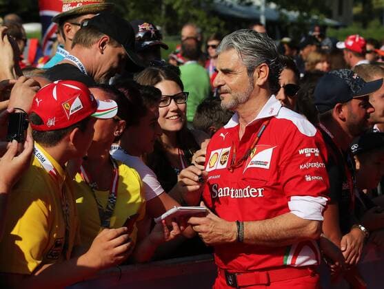FORMULA 1 - GP of Austria 2016 SPIELBERG,AUSTRIA,02.JUL.16 - MOTORSPORTS, FORMULA 1 - Grand Prix of Austria, Red Bull Ring, qualifying. Image shows Maurizio Arrivabene (Ferrari). GEPAxpictures xHansxOberlaender