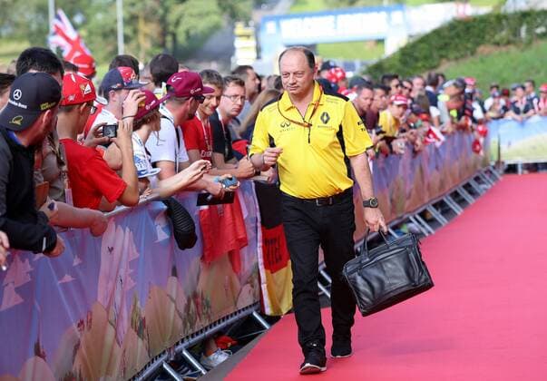 FORMULA 1 - GP of Austria 2016 SPIELBERG,AUSTRIA,02.JUL.16 - MOTORSPORTS, FORMULA 1 - Grand Prix of Austria, Red Bull Ring, qualifying, Red Carpet. Image shows team racing director Frederic Vasseur (Renault). GEPAxpictures xChristianxWalgram