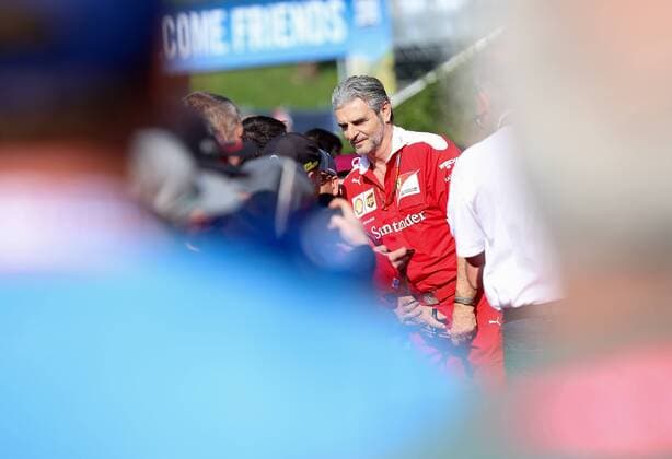 FORMULA 1 - GP of Austria 2016 SPIELBERG,AUSTRIA,02.JUL.16 - MOTORSPORTS, FORMULA 1 - Grand Prix of Austria, Red Bull Ring, qualifying, Red Carpet. Image shows team principal Maurizio Arrivabene (Ferrari). GEPAxpictures xChristianxWalgram