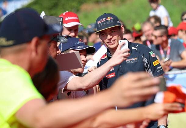 FORMULA 1 - GP of Austria 2016 SPIELBERG,AUSTRIA,02.JUL.16 - MOTORSPORTS, FORMULA 1 - Grand Prix of Austria, Red Bull Ring, qualifying, Red Carpet. Image shows Max Verstappen (NED Red Bull). GEPAxpictures xChristianxWalgram