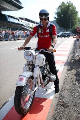 FORMULA 1 - GP of Austria 2016 SPIELBERG,AUSTRIA,02.JUL.16 - MOTORSPORTS, FORMULA 1 - Grand Prix of Austria, Red Bull Ring, qualifying, red carpet. Image shows Sebastian Vettel (GER Ferrari). GEPAxpictures xDanielxGoetzhaber
