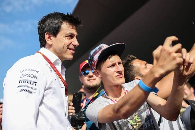 FORMULA 1 - GP of Austria 2016 SPIELBERG,AUSTRIA,02.JUL.16 - MOTORSPORTS, FORMULA 1 - Grand Prix of Austria, Red Bull Ring, qualifying, red carpet. Image shows executive director Toto Wolff (Mercedes). GEPAxpictures xDanielxGoetzhaber