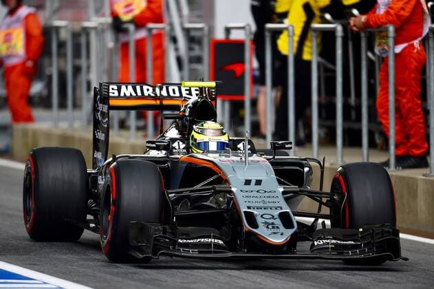 Sergio Perez, Sahara Force India F1, formula 1 GP, Austria in Spielberg, 02.07.2016 Photo:mspb Jerry Andre Sergio Perez, formula 1 GP, Austria