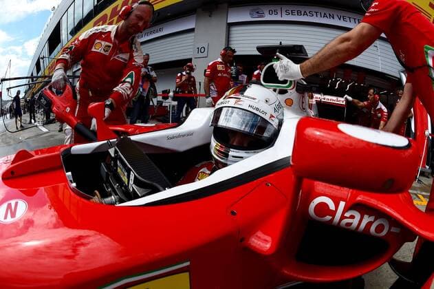 Sebastian Vettel, Scuderia Ferrari, formula 1 GP, Austria in Spielberg, 02.07.2016 Photo:mspb Jerry Andre Sebastian Vettel, formula 1 GP, Austria