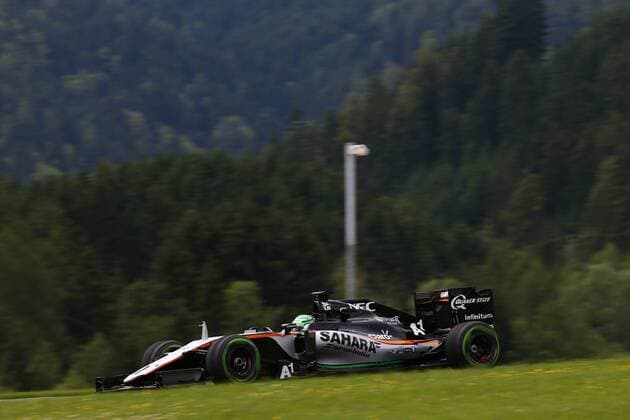 Austrian Grand Prix, Red Bull Ring 30 June - 3 July 2016 01.07.2016 - Free Practice 2, Nico Hulkenberg (GER) Sahara Force India F1 VJM09 
