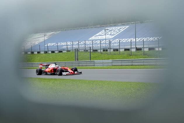 FORMULA 1 - GP of Austria 2016 SPIELBERG,AUSTRIA,02.JUL.16 - MOTORSPORTS, FORMULA 1 - Grand Prix of Austria, Red Bull Ring, qualifying. Image shows Sebastian Vettel (GER Ferrari). GEPAxpictures xMaticxKlansek