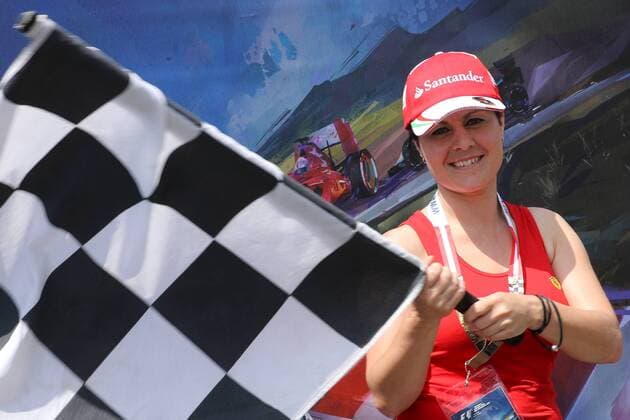 FORMULA 1 - GP of Austria 2016 SPIELBERG,AUSTRIA,02.JUL.16 - MOTORSPORTS, FORMULA 1 - Grand Prix of Austria, Red Bull Ring, qualifying. Image shows a fan at Fotobox. GEPAxpictures xMaticxKlansek