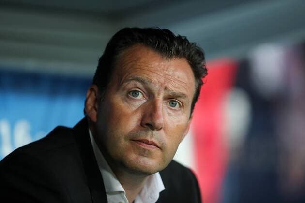 Trainer Marc Wilmots Einzelbild Portrait Portraet Porträt Fußball Fussball Viertelfinale 1 4 Finale UEFA Europameisterschaft Euro 2016 EM 01.07.2016 Nationalmannschaft Herren Wales vs. Belgien Lille Stade Pierre Mauroy