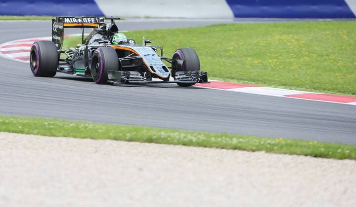 FORMULA 1 - GP of Austria 2016 SPIELBERG,AUSTRIA,02.JUL.16 - MOTORSPORTS, FORMULA 1 - Grand Prix of Austria, Red Bull Ring, qualifying. Image shows Nico Huelkenberg (GER Force India). GEPAxpictures xMarioxKneisl