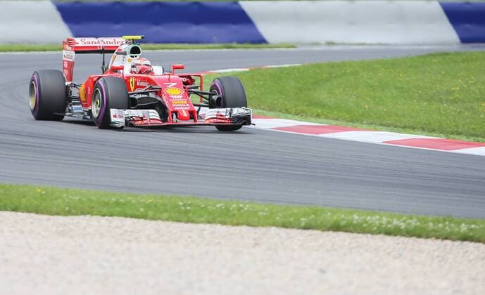 FORMULA 1 - GP of Austria 2016 SPIELBERG,AUSTRIA,02.JUL.16 - MOTORSPORTS, FORMULA 1 - Grand Prix of Austria, Red Bull Ring, qualifying. Image shows Kimi Raikkoenen (FIN Ferrari). GEPAxpictures xMarioxKneisl