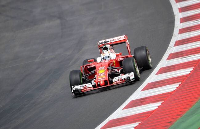 FORMULA 1 - GP of Austria 2016 SPIELBERG,AUSTRIA,02.JUL.16 - MOTORSPORTS, FORMULA 1 - Grand Prix of Austria, Red Bull Ring, qualifying. Image shows Sebastian Vettel (GER Ferrari). GEPAxpictures xChristianxWalgram