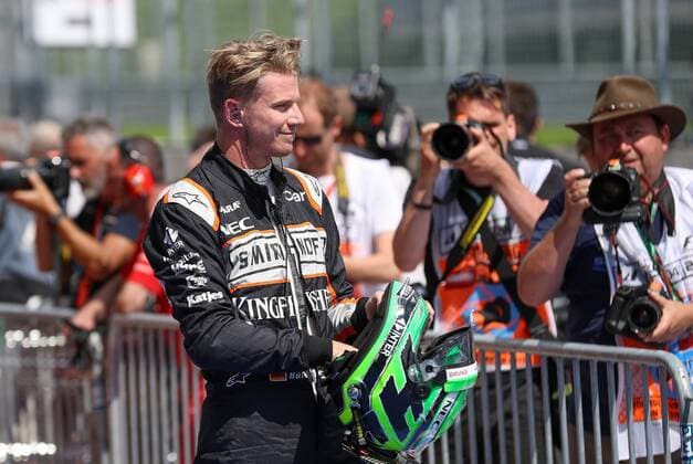 FORMULA 1 - GP of Austria 2016 SPIELBERG,AUSTRIA,02.JUL.16 - MOTORSPORTS, FORMULA 1 - Grand Prix of Austria, Red Bull Ring, qualifying. Image shows Nico Huelkenberg (GER Force India). GEPAxpictures xChristianxWalgram