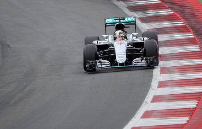 FORMULA 1 - GP of Austria 2016 SPIELBERG,AUSTRIA,02.JUL.16 - MOTORSPORTS, FORMULA 1 - Grand Prix of Austria, Red Bull Ring, qualifying. Image shows Lewis Hamilton (GBR Mercedes GP). GEPAxpictures xChristianxWalgram