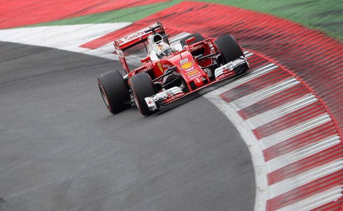 FORMULA 1 - GP of Austria 2016 SPIELBERG,AUSTRIA,02.JUL.16 - MOTORSPORTS, FORMULA 1 - Grand Prix of Austria, Red Bull Ring, qualifying. Image shows Sebastian Vettel (GER Ferrari). GEPAxpictures xChristianxWalgram