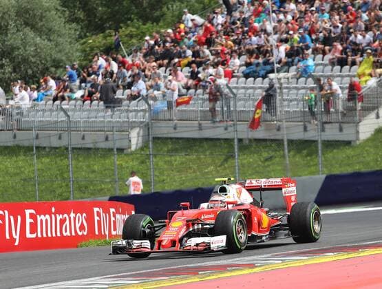 FORMULA 1 - GP of Austria 2016 SPIELBERG,AUSTRIA,02.JUL.16 - MOTORSPORTS, FORMULA 1 - Grand Prix of Austria, Red Bull Ring, qualifying. Image shows Kimi Raeikkoenen (FIN Ferrari). GEPAxpictures xHansxOberlaender