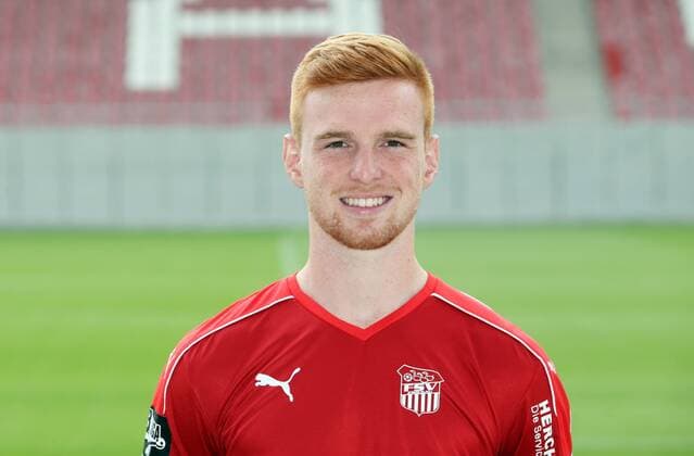Team FSV Zwickau Fußball 3.Liga 2016 17 Zwickau, 02.07.2016, FSV Stadion, Fußball, 3.Liga, FSV Zwickau , Mannschaftspräsentation für die Saison 2016 2017. , Im Bild; Lukas Wilton ,