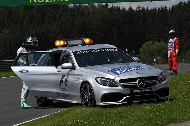 Nico Rosberg; Mercedes Grand Prix, Crsah, formula 1 GP, Austria in Spielberg, 02.07.2016 Photo:mspb Jerry Andre Crsah, Nico Rosberg; formula 1 GP, Austria