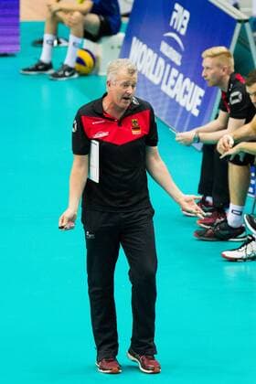 Volleyball, FIVB World League, Deutschland - Slowenien Vital Heynen (Headcoach Trainer Deutschland Germany); FIVB Volleyball World League Group 3 Finals, fraport Arena, Frankfurt (Main) Germany, 20160702: 1st place match: Germany vs Slovenia (Deutschland gegen Slowenien) Frankfurt (Main) Copyright: Wuechnerx xEibner-Pressefoto EP_nwr