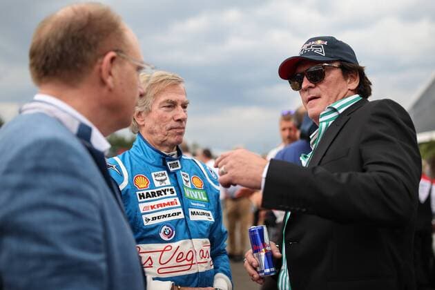 Formel 1, GP von Österreich, Michael Madsen zu Gast an der Strecke FORMULA 1 - GP of Austria 2016 SPIELBERG,AUSTRIA,02.JUL.16 - MOTORSPORTS, FORMULA 1 - Grand Prix of Austria, Red Bull Ring, legends race. Image shows Prinz Leopold von Bayern and Michael Madsen. GEPAxpictures xDanielxGoetzhaber