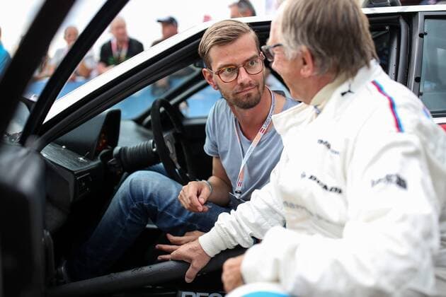 Formel 1, GP von Österreich, Joko Winterscheidt zu Gast an der Strecke FORMULA 1 - GP of Austria 2016 SPIELBERG,AUSTRIA,02.JUL.16 - MOTORSPORTS, FORMULA 1 - Grand Prix of Austria, Red Bull Ring, legends race. Image shows Joko Winterscheidt and Harald Grohs. GEPAxpictures xDanielxGoetzhaber