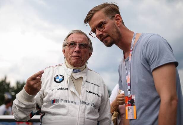 Formel 1, GP von Österreich, Joko Winterscheidt zu Gast an der Strecke FORMULA 1 - GP of Austria 2016 SPIELBERG,AUSTRIA,02.JUL.16 - MOTORSPORTS, FORMULA 1 - Grand Prix of Austria, Red Bull Ring, legends race. Image shows Harald Grohs and Joko Winterscheidt. GEPAxpictures xDanielxGoetzhaber