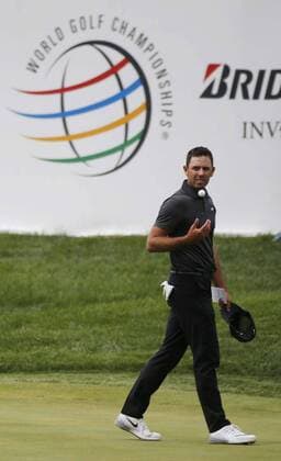July 2, 2016 - Akron, OH, USA - Charl Schwartzel walks off the 18th green after completing the third round of the Bridgestone Invitational at Firestone Country Club in Akron, Ohio, on Saturday, July 2, 2016. Bridgestone Invitational, third round - ZUMAm67_
