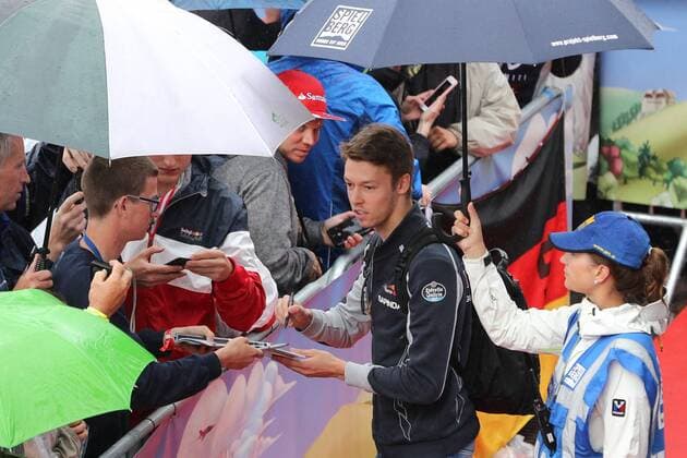FORMULA 1 - GP of Austria 2016 SPIELBERG,AUSTRIA,03.JUL.16 - MOTORSPORTS, FORMULA 1 - Grand Prix of Austria, Red Bull Ring, Red Carpet. Image shows Daniil Kwjat (RUS Toro Rosso). GEPAxpictures xMaticxKlansek