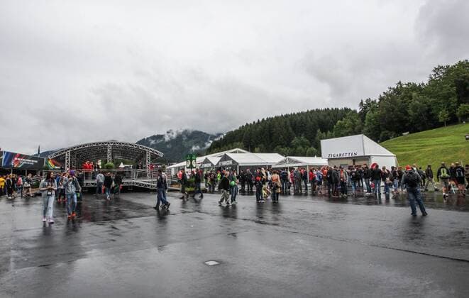 FORMULA 1 - GP of Austria 2016 SPIELBERG,AUSTRIA,03.JUL.16 - MOTORSPORTS, FORMULA 1 - Grand Prix of Austria, Red Bull Ring. Image shows the F1 Village. GEPAxpictures xMarioxKneisl