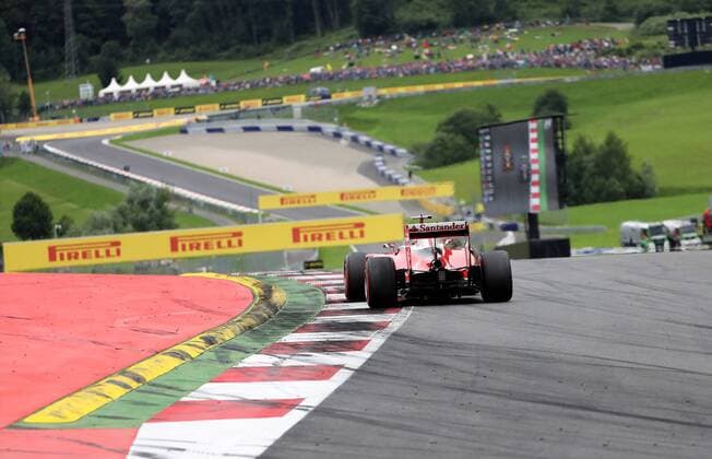 FORMULA 1 - GP of Austria 2016 SPIELBERG,AUSTRIA,03.JUL.16 - MOTORSPORTS, FORMULA 1 - Grand Prix of Austria, Red Bull Ring. Image shows Kimi Raeikkoenen (FIN Ferrari). GEPAxpictures xHansxOberlaender
