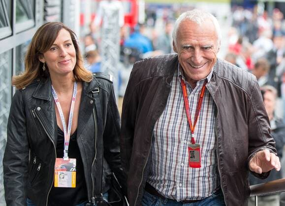 03.07.2016, Red Bull Ring, Spielberg, AUT, FIA, Formel 1, Grosser Preis von Oesterreich, Rennen, im Bild Dietrich Mateschitz (AUT) Red Bull Gruender und Eigentuemer mit seiner lebensgefaehrtin Marion Feichtner CEO and Founder of Red Bull Dietrich Mateschitz (AUT) with girlfrind Marion Feichtner before the Race for the Austrian Formula One Grand Prix at the Red Bull Ring in Spielberg, Austria on 2016 07 03. -Pressefoto Spielberg  EP_gro  