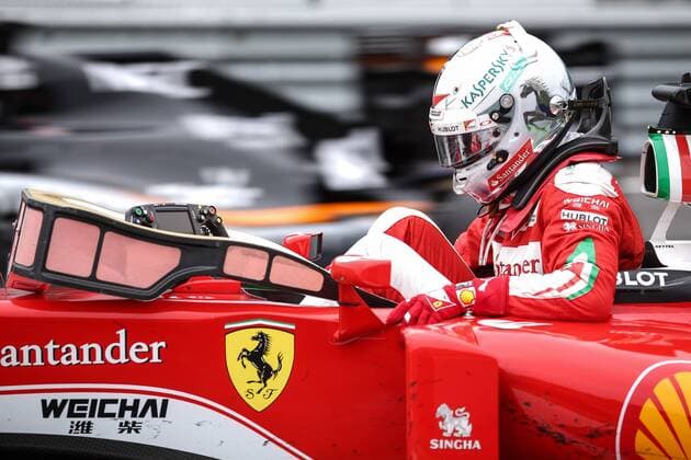 Formel 1, GP von Österreich, Vettel nach Dreher ausgeschieden FORMULA 1 - GP of Austria 2016 SPIELBERG,AUSTRIA,03.JUL.16 - MOTORSPORTS, FORMULA 1 - Grand Prix of Austria, Red Bull Ring. Image shows Sebastian Vettel (GER Ferrari). GEPAxpictures xDanielxGoetzhaber