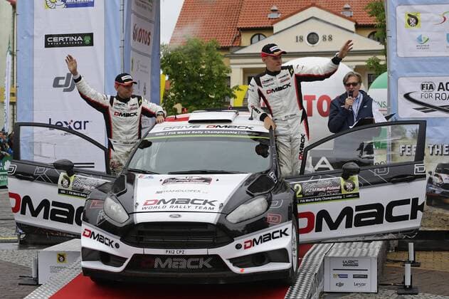 Ott Tanak (EST), Raigo Molder (EST) Ford Fiesta RS WRC Motorsport Rallye WM WRC Rally Poland 2016 Rally Poland 2016