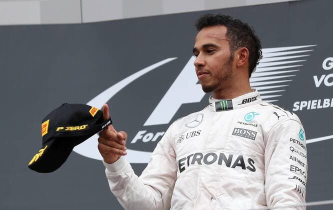 FORMULA 1 - GP of Austria 2016 SPIELBERG,AUSTRIA,03.JUL.16 - MOTORSPORTS, FORMULA 1 - Grand Prix of Austria, Red Bull Ring. Image shows Lewis Hamilton (GBR Mercedes GP). GEPAxpictures xChristianxWalgram