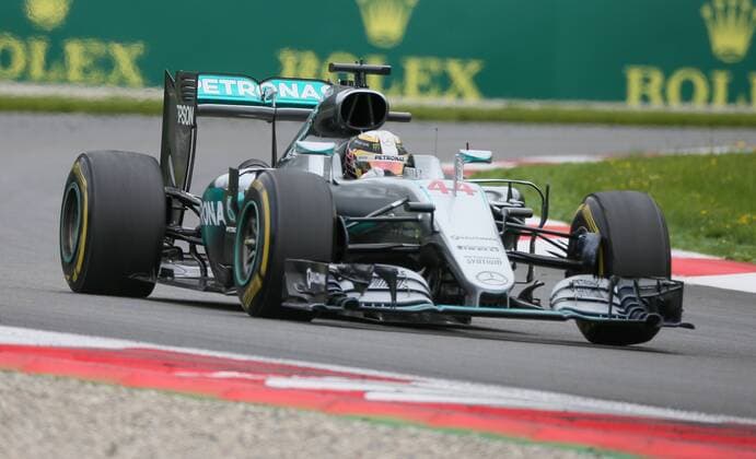 FORMULA 1 - GP of Austria 2016 SPIELBERG,AUSTRIA,03.JUL.16 - MOTORSPORTS, FORMULA 1 - Grand Prix of Austria, Red Bull Ring. Image shows Lewis Hamilton (GBR Mercedes GP). GEPAxpictures xMarioxKneisl
