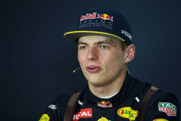 FORMULA 1 - GP of Austria 2016 SPIELBERG,AUSTRIA,03.JUL.16 - MOTORSPORTS, FORMULA 1 - Grand Prix of Austria, Red Bull Ring, press conference PK Pressekonferenz Image shows Max Verstappen (NED Red Bull Racing). GEPAxpictures xDanielxGoetzhaber