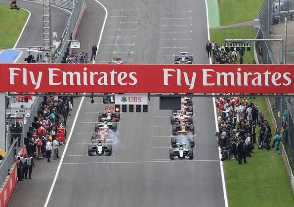 FORMULA 1 - GP of Austria 2016 SPIELBERG,AUSTRIA,03.JUL.16 - MOTORSPORTS, FORMULA 1 - Grand Prix of Austria, Red Bull Ring. Image shows the start. GEPAxpictures xHansxOberlaender