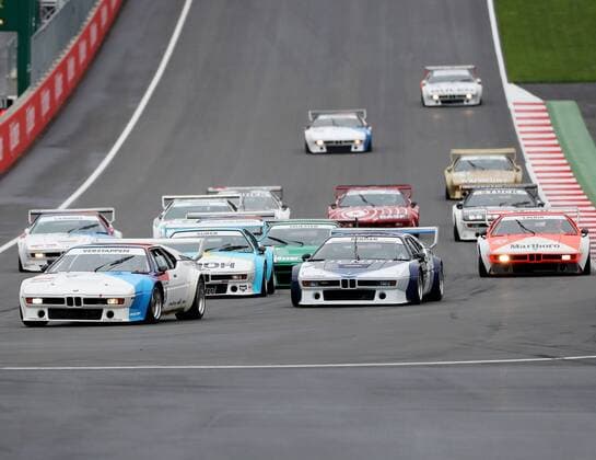 FORMULA 1 - GP of Austria 2016 SPIELBERG,AUSTRIA,03.JUL.16 - MOTORSPORTS, FORMULA 1 - Grand Prix of Austria, Red Bull Ring, legends race. Image shows Jos Verstappen, Marc Surer, Gerhard Berger and Niki Lauda. GEPAxpictures xHansxOberlaender