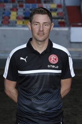 Düsseldorf, Deutschland, Offizieller Fototermin 1. Mannschaft Fortuna Düsseldorf , 2. Fußball- BL am 04.07.2016 in der Esprit Arena in Düsseldorf Physiotherapeut Marcel Verstappen (F 95)