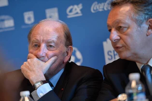 Jacques Lambert (president EURO2016) - Thierry Braillard (secretaire d etat en charge des sports) FOOTBALL : Street Football World - Festival 16 - 04 07 2016 FredericChambertx 