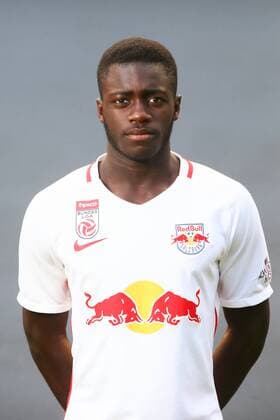 SOCCER - BL, RBS, photoshooting SALZBURG,AUSTRIA,05.JUL.16 - SOCCER - tipico Bundesliga, Red Bull Salzburg, team photo shooting. Image shows Dayot Upamecano (RBS). GEPAxpictures xFelixxRoittner